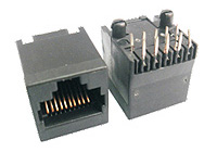 网络插座10P10C全塑单口母座