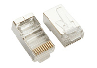 10P10C水晶头屏蔽